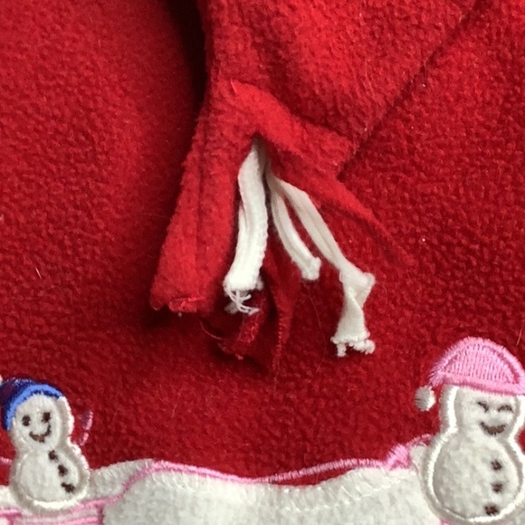 Polar Fleece Christmas Dog Hoodie - Picture 4 of 6